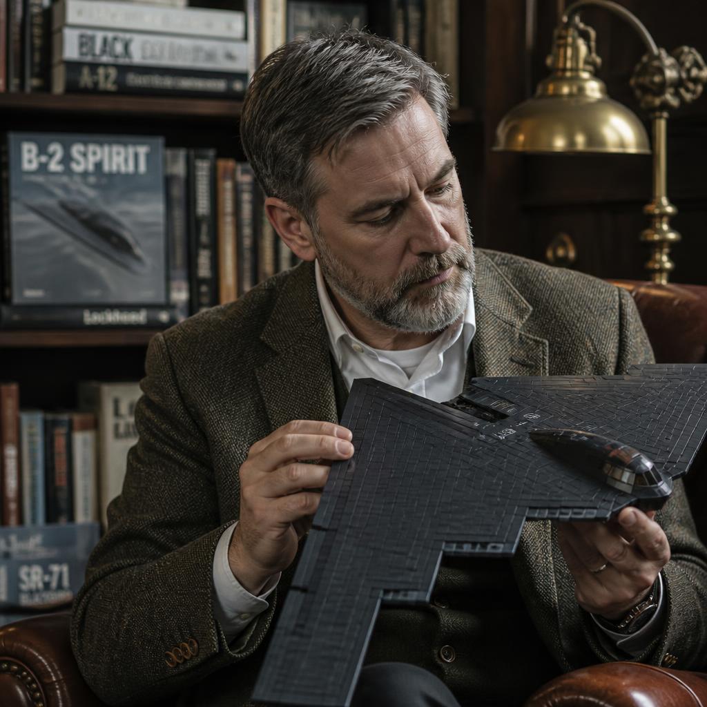 Dr. Alan F., 45 with their Brick Force B-2 build