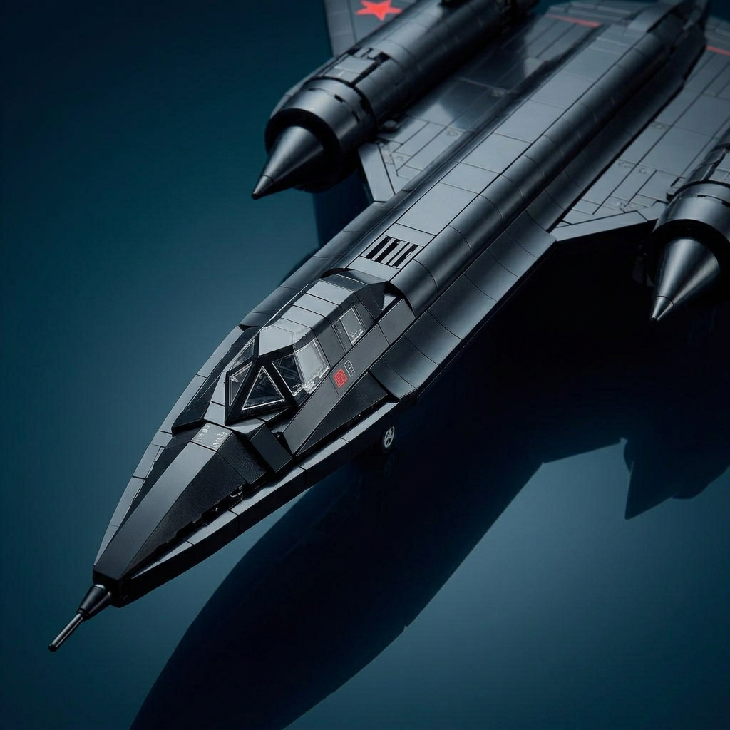 SR-71 Blackbird nose and canopy close-up