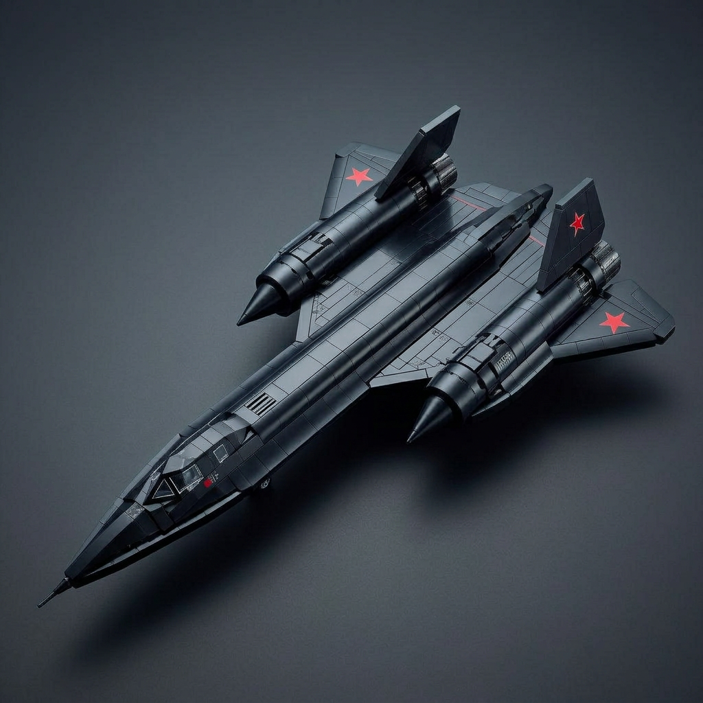 SR-71 Blackbird top-down view