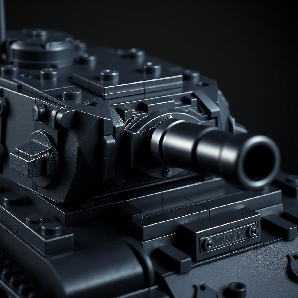 Tiger I turret and 88mm gun close-up