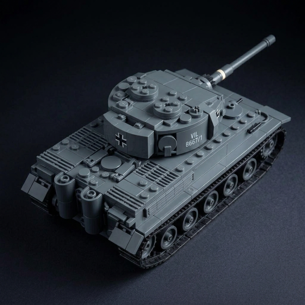 Tiger I top-down view
